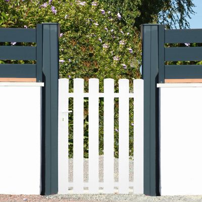 Portillon PVC VELAY l.1,00 x H.1,20 m blanc - MOREY