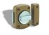 Verrou de meuble Alouette 50 mm à bouton doré THIRARD