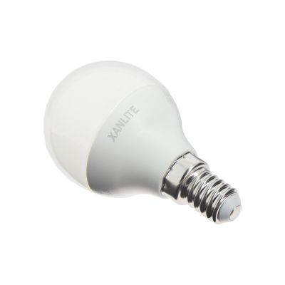 Ampoule LED SMD E14 opaque 5,3W = 470 lumens blanc neutre - XANLITE