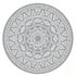 Tapis rond 150 cm Djerba gris JARDILINE