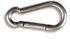 Mousqueton pompier acier inoxydable diamètre 6 mm longueur 60 mm CHAPUIS