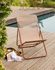 Transat de jardin pliant multi-positions orange Canyon MAXI TRANSAT - LAFUMA
