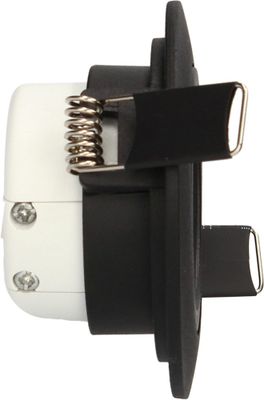 Spot LED encastrable dimmable et orientable module remplaçable Noir - Ruby ARLUX