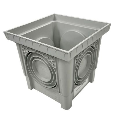 Regard de branchement PP 200 x 200 mm Gris - FITT