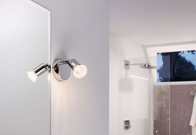 Spot salle de bains GU10 Carolina chrome IP44 10W - PAULMANN