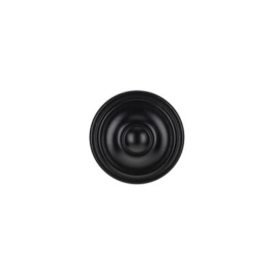 Bouton de meuble Lyonnais rond noir mat  diamètre 35 mm par 4 REI