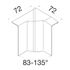 Angle intérieur hêtre plinthe 20x80mm TEHALIT