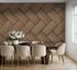 Panneau acoustique mural chêne foncé - 8 x 400 x 800 mm - BRICOUS