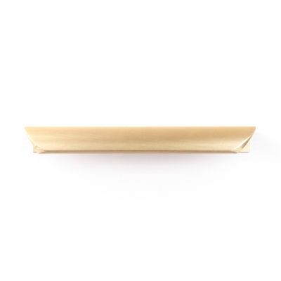 Poignée profil aluminium laiton entraxe 96 mm REI