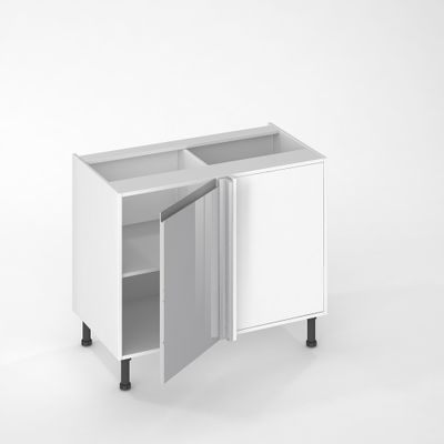 Fileur d'angle pour meuble bas de cuisine Jade nuage 70 x 4,6 x 4,6 cm OFITRES
