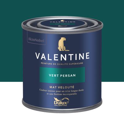 Peinture Valentine Mat Velouté Vert Persan 125 mL - DULUX VALENTINE