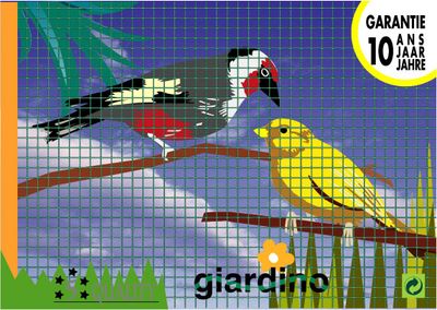 Grillage soudé en acier galvanisé gris 1 x 10 m maille 1,27 x 1,27 cm GIARDINO
