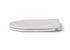 Abattant WC déclipsable frein de chute thermodur blanc Provence Premium - SIAMP