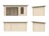 Sauna extérieur Palmako Sanna 6 places baie coulissante double vitrage -  18,3 m² - PALMAKO