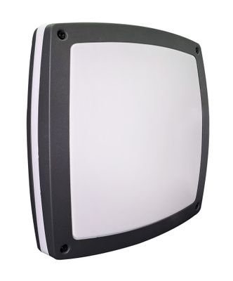 Hublot E27 Isida gris IP54 2x23 W - TIBELEC