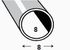 Tube rond aluminium anodisé incolore 8 x 1 mm 1 m CQFD