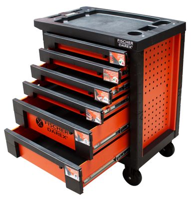 Servante équipée de 130 outils FISCHER DAREX