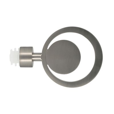 Embout déco atrium à visser en métal diam 20 mm Finition Chrome mat - MOBOIS