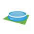 Tapis de sol piscine format puzzle vert ép. 4 mm 78 x 78 cm lot de 9 - BESTWAY