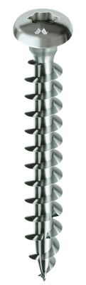 Vis à bois et aggloméré tête cylindrique Panelvit Torx acier Chromiting 5 x 35 mm par 50 - MUSTAD