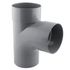 Culotte PVC évacuation 87° mâle/femelle Ø125 - FITT