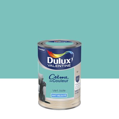 Peinture Crème de Couleur Vert Jade mat 1,25 L- DULUX VALENTINE