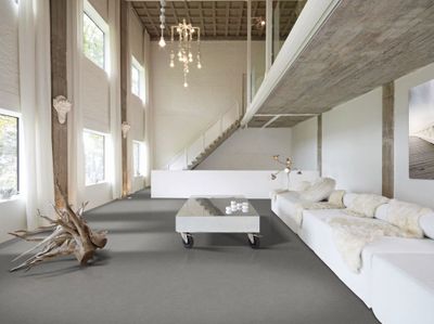 Sol PVC décor béton gris SAFIRA rouleau de 4m vendu au m² BEAUFLOR