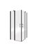 Accès d'angle battant 120x80x192 cm profilé noir verre transparent 5 mm New Style - SCHULTE