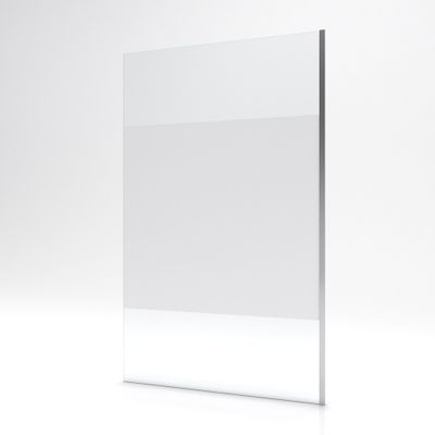 Paroi de douche à l'italienne 120x200 cm profilé chrome verre dépoli 8 mm Parma - AURLANE