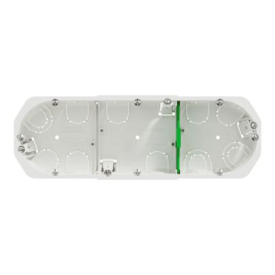 Boite d'encastrement 3 postes 67x40mm IP20 pour Multimatériaux - Multifix Schneider Electric