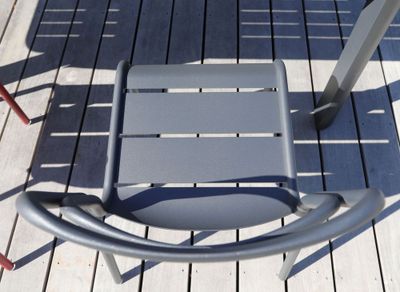 Chaise de jardin empilable Eos aluminium Bleu PROLOISIRS Livraison à domicile incluse