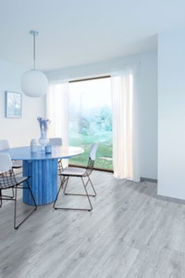 Sol PVC décor chêne grisé STRADFORD rouleau de 4m vendu au m² BEAUFLOR