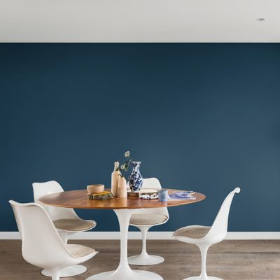 Peinture Crème de Couleur Bleu Paon satin 1,25 L - DULUX VALENTINE