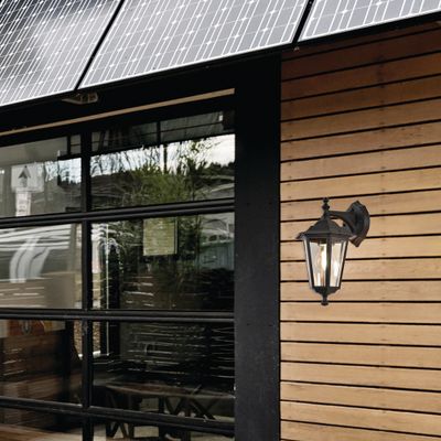 Applique extérieur descendante E27 Valence noir IP44  60W - COREP