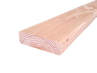 Planche bois douglas rabotée non traitée - Ép.28 x l.50 mm - L.2.50 m- MS BOIS