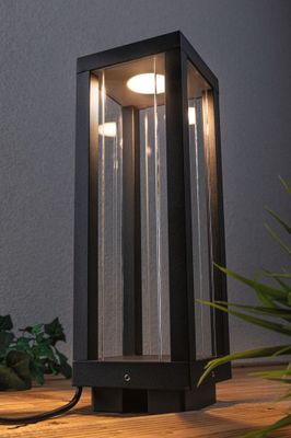 Lanterne lumineuse extérieur LED Link+Light noir IP44 70 lumens blanc chaud - PAULMANN