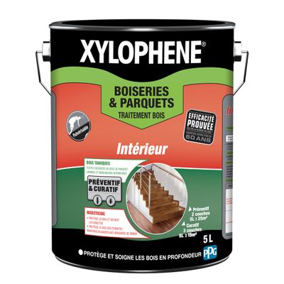 Traitement pour boiseries et parquets 5 L - XYLOPHENE