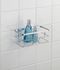 Grande étagère de salle de bain droite acier inox Premium WENKO
