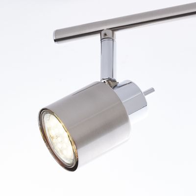 Réglette 2 spots GU10 2x10W aluminium - Andres BRILLIANT