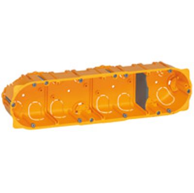 Boîte d'encastrement placo 4 postes 67x40mm - Batibox LEGRAND