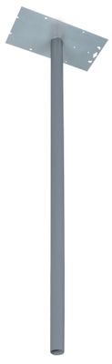 Pied de boîte aux lettres cylindrique anthracite hauteur 115 cm BURG-WÄCHTER