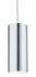 Suspension sur rail LED chrome mat/alu 6W 9VA 350mA BARREL URAIL PAULMANN