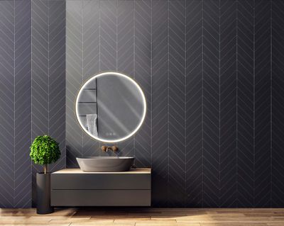 Miroir rond lumineux D.75 cm Solar MP GLASS