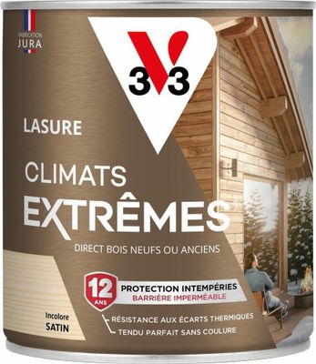 Lasure Climats Extrêmes® 12 ans incolore 0,75 L - V33