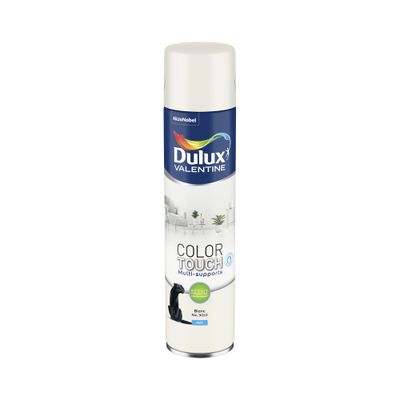 Bombe de peinture Color Touch maxi blanc RAL 9010 mat 600 mL - DULUX VALENTINE