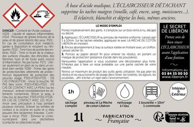 Eclaircisseur détachant Panamax 1 L LIBERON
