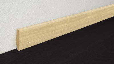 Plinthe sol stratifié décor chêne clair Baronial 19x70x2400mm AJ TIMBER