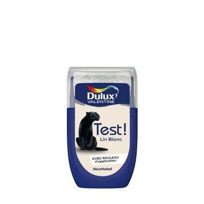 Testeur couleur Lin Blanc 30 mL - DULUX VALENTINE