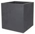 Pot de fleurs carré décor béton 39,5 x 39,5 x 43,5 cm - EDA