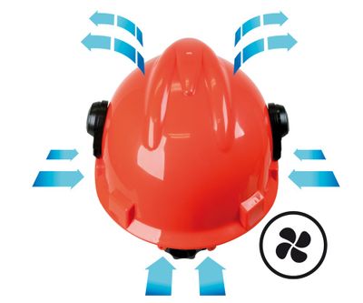 Casque de protection avec visière grillagée et protège oreilles Yukon® OREGON